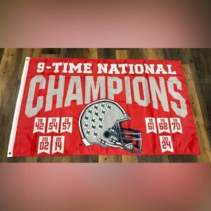 Ohio State buckeyes flag 3x5 ft. large banner double sided new in package